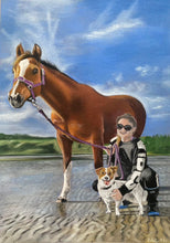 Load image into Gallery viewer, A2 Pastel COLOUR (16" x 20")