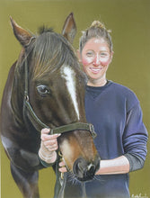 Load image into Gallery viewer, A4 Pastel COLOUR Portraits (23cm x 30cm)