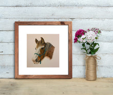 Load image into Gallery viewer, Mini portraits COLOUR or PENCIL (20cm x 20cm)
