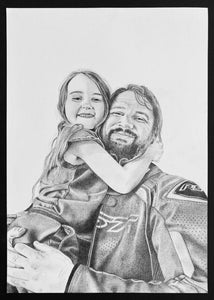A4 Pencil Portraits (22.5cm x 30cm)