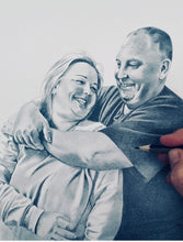 Load image into Gallery viewer, A3 Pencil Portraits (11&quot; x 14&quot; 28cm x 35cm)
