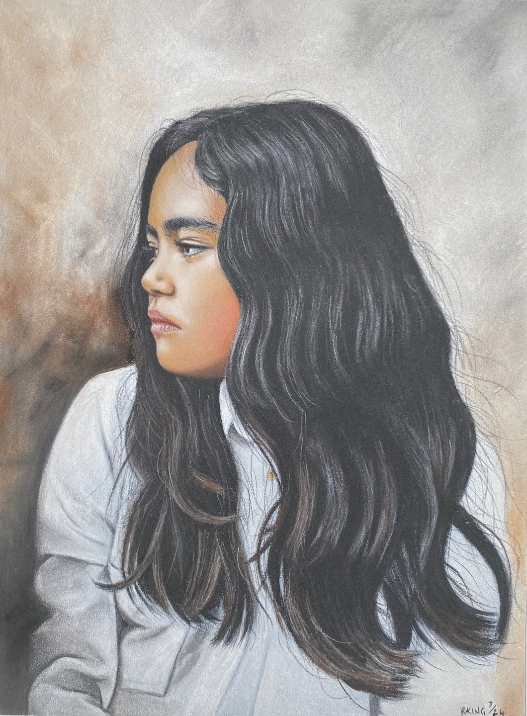 A3 Pastel COLOUR Portraits (11