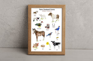 NZ Farm print