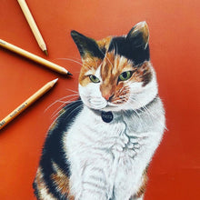 Load image into Gallery viewer, A3 Pastel COLOUR Portraits (11&quot; x 14&quot; 28cm x 35cm)
